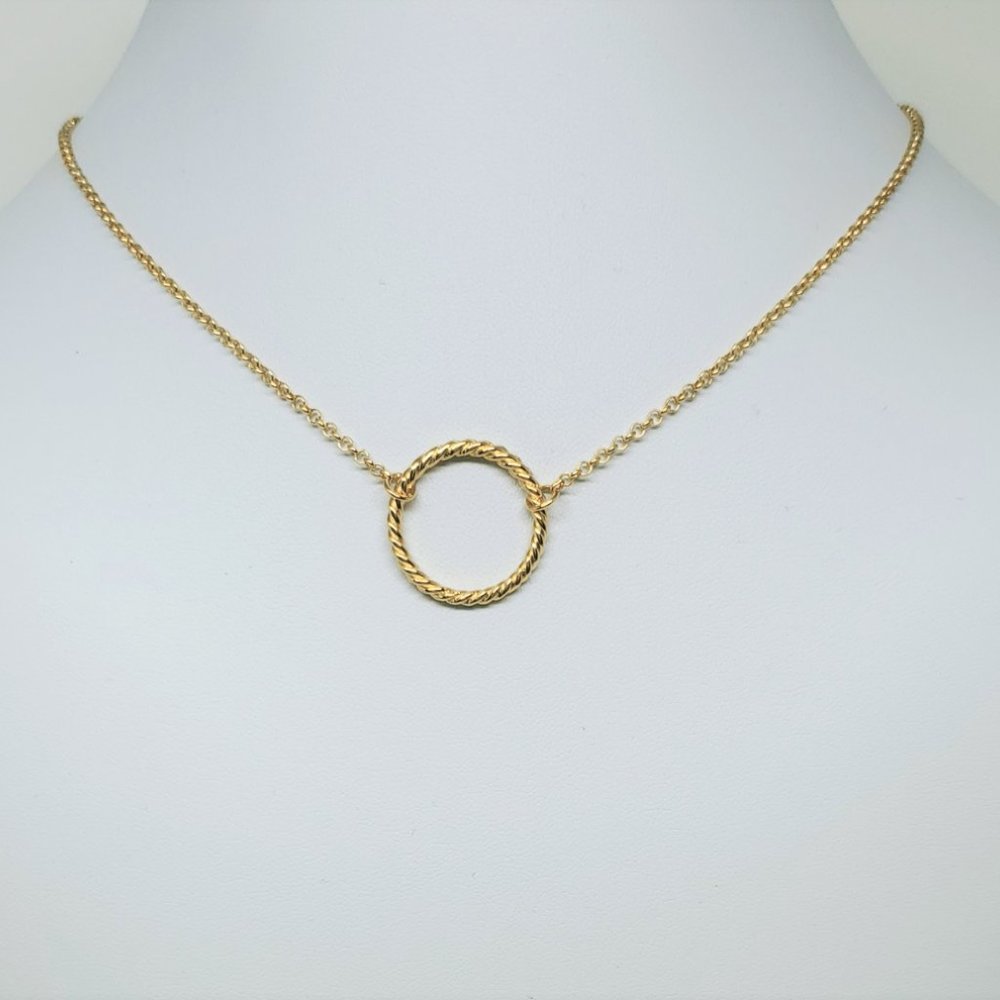 14k Gold Plated on Sterling Silver Necklace